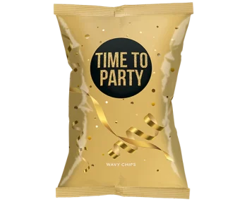 Time To Party Ribbelchips Zout