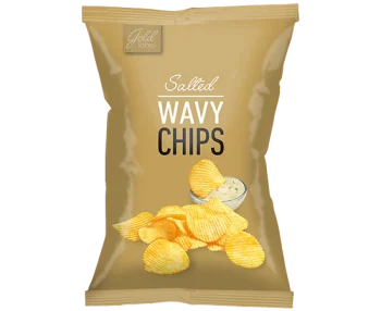 Gold Label Ribbelchips Zout