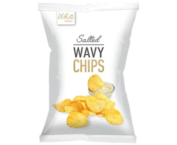 White Label Ribbelchips Zout