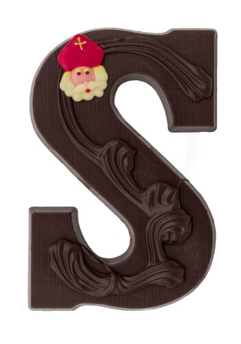 Luxe Chocoladeletter Deco Puur